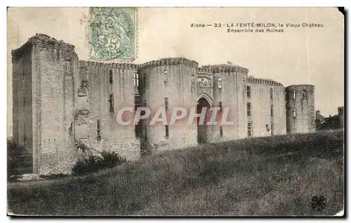 Ansichtskarte AK Aisne Ke Ferte Milon le Vieux Chateau Ensemble des Ruines