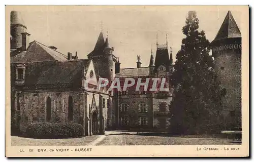 Cartes postales Env de Vichy Busset Le Chateau la Cour