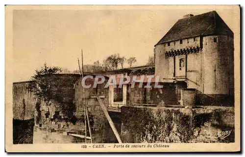 Ansichtskarte AK Caen Porte de Secours du Chateau