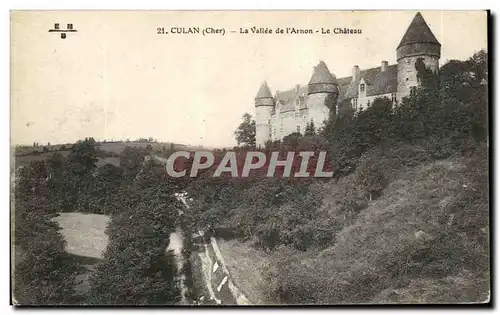 Cartes postales Culan La Vallee de l'Arnon Le Chateau