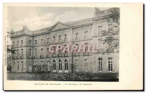 Cartes postales Environs de Chatillon Le Chateau De Chancey