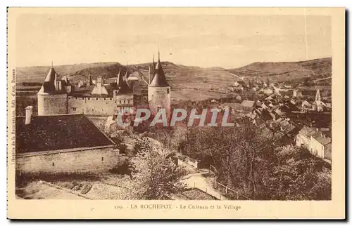 Cartes postales La Rochepot Le Chateau et le Village