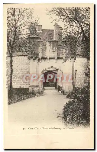 Cartes postales Cote d&#39Or Chateau de Grancey L&#39Entree