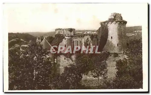 Cartes postales Tonquedec Le Chateau Vue D&#39Ensemble cote sud