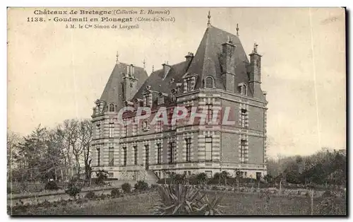 Cartes postales Chateaux de Bretagne Goudmail en Plouagat