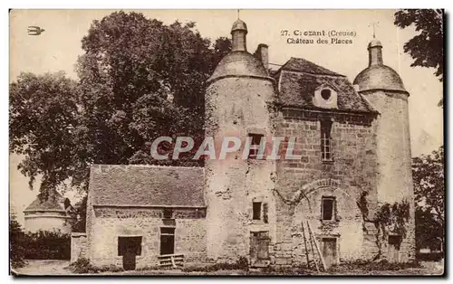 Cartes postales Crozant Chateau des Places
