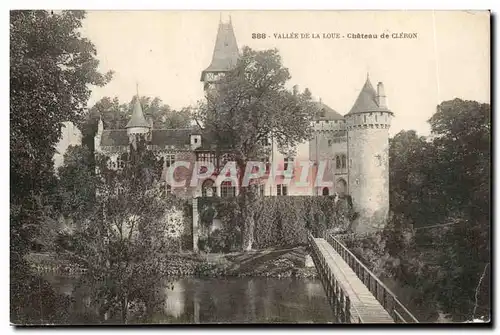 Ansichtskarte AK Vallee de La Loue Chateau de Cleron