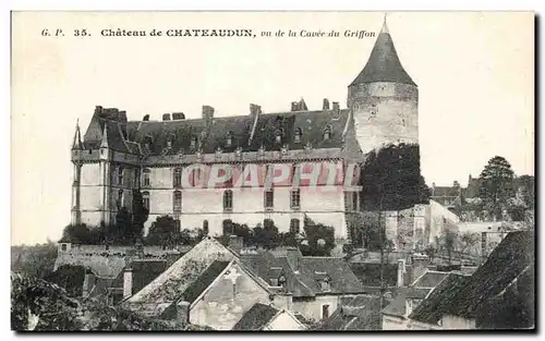 Cartes postales Chateau De Chateaudun Vu De La Cavee Du Griffon