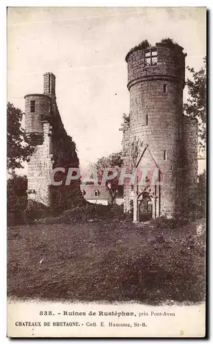 Cartes postales Ruines De Rustephan Pres Pont Aven Chateau De Bretagne