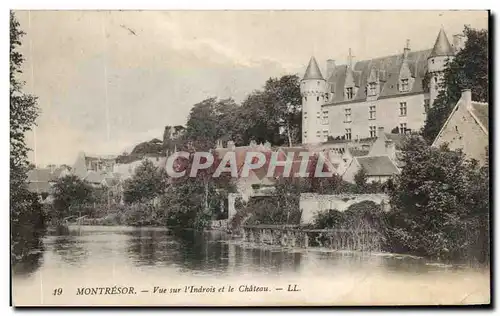 Cartes postales Montresor Vue Sur l&#39Indrois Et Le Chateau