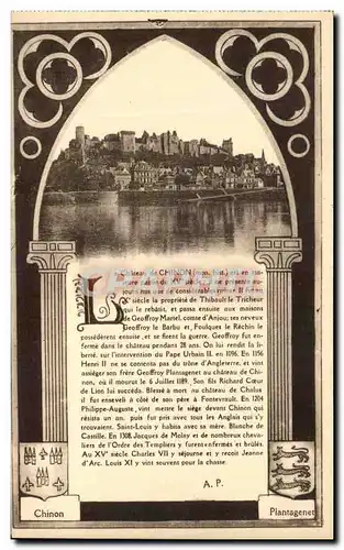 Cartes postales Le Chateau De Chinon