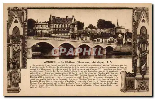 Cartes postales Amboise Le Chateau