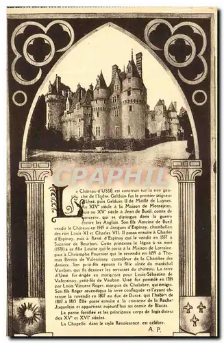 Cartes postales Le Chateau D&#39Usse Est