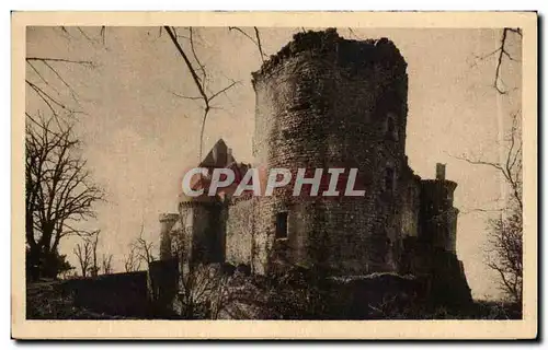 Cartes postales Chateau de Castelnau pres Bretrenoux La grosse tour