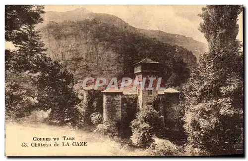 Cartes postales Gorges Du Tarn Chateau de La Caze