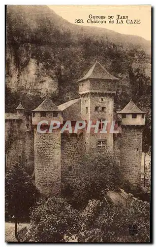 Cartes postales Gorges Du Tarn Chateau de La Caze