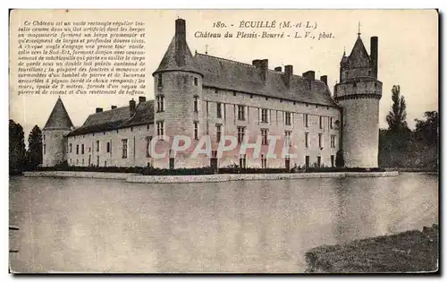 Cartes postales Ecuille Chateau du Plessis Bourre