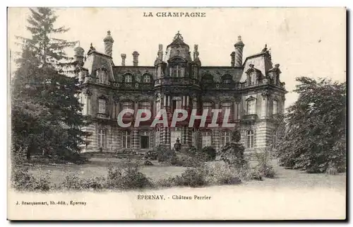 Ansichtskarte AK La Champagne Epernay Chateau Perrier