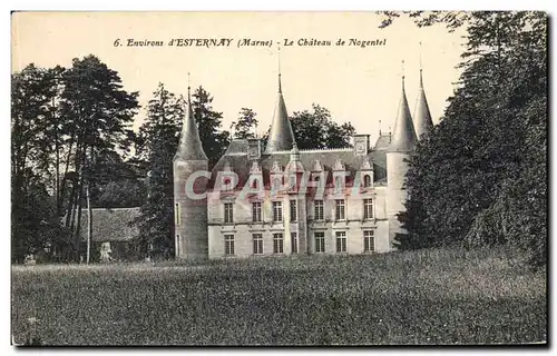 Ansichtskarte AK Environs d&#39Esternay Le Chateau de Nogentel