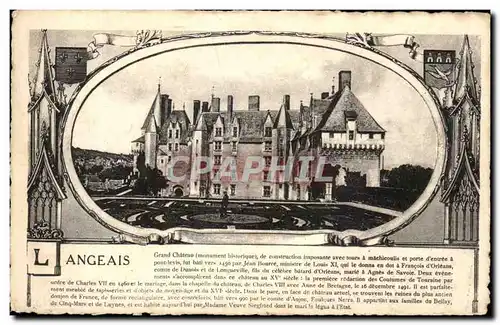 Cartes postales Langeais Grand Chateau