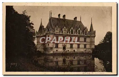 Cartes postales La Douce France Chateau Le Chateau d&#39Azay Le Rideau