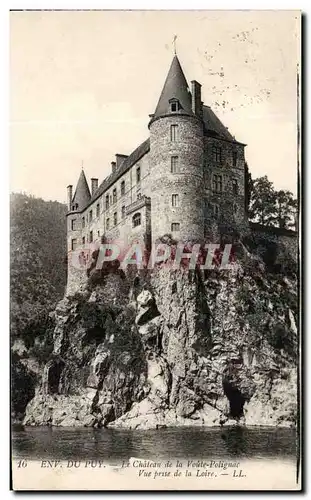 Ansichtskarte AK Env Du Puy Le Chateau De La Voute Polignac Vue Prise De La Loire