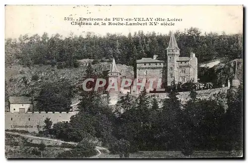 Cartes postales Environs Du Puy En Velay chateau De La Roche Lambert