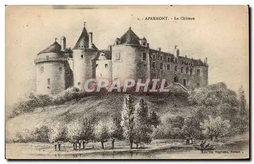 Cartes postales Apremont Le Chateau