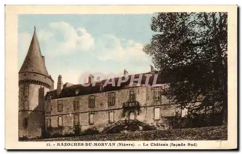 Cartes postales Bazoches du Morvan Le Chateau