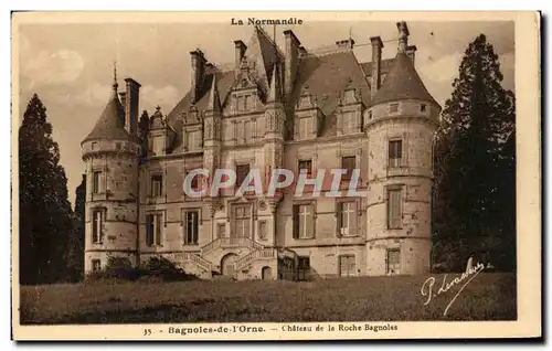 Cartes postales Le Normandie Environs de Bagnoles de L&#39Orne Chateau de la Roche Bagnoles