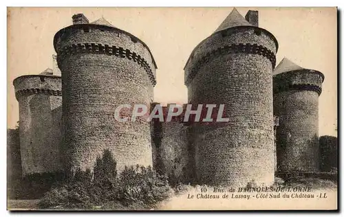 Ansichtskarte AK Env de Bagnoles De L&#39Orne Le Chateau de Lassay Cote Sud du Chateau