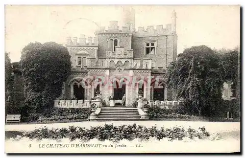 Cartes postales Le Chateau D&#39Hardelot vu du Jardin