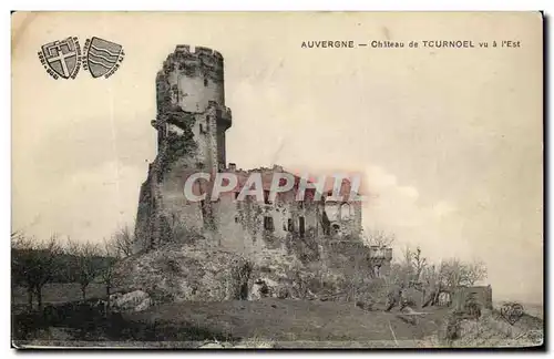 Cartes postales Auvergne Chateau de Tcurnoel vu a l&#39Est