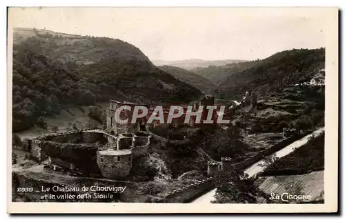 Cartes postales Le Chateau de Chouvigny et la Valle de la Sioule