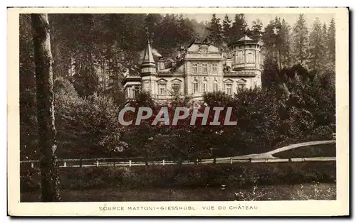 Cartes postales Source Mattoni Giesshubl Vue De Chateau