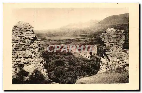 Ansichtskarte AK Chateaux des Allinges Ruines du Chateau Vieux