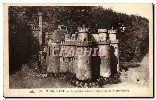 Cartes postales Mesnil Val Le Petit chateau Reduction de Pierrefonds