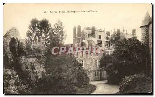 Ansichtskarte AK Cleres Dependances du Chateau