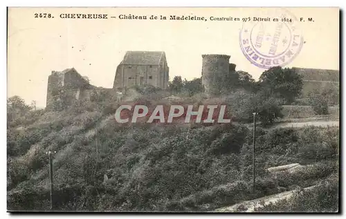 Cartes postales Chevreuse Chateau de la Madeleine Construit en 975 detruit en 1624