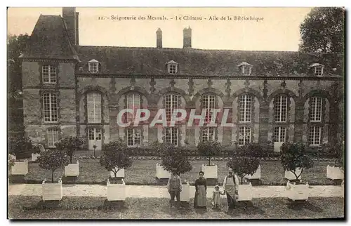 Cartes postales Seigneurie des Mesnuls Le Chateau aile de la Bibliotheque