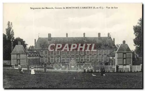 Cartes postales Seigneurie des Mesnuls Canton de Montfort L&#39Amaury Vue de face