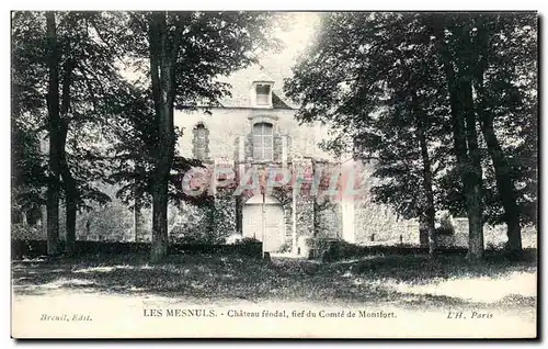 Cartes postales Les Mesnuls Chateau feodal fief du Comte de Montfort