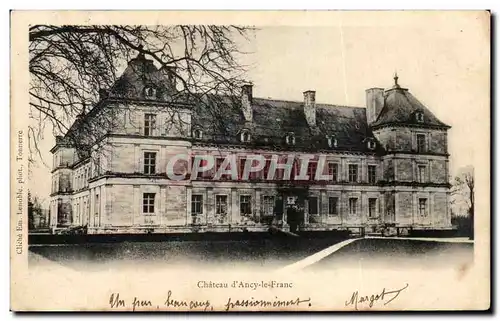 Cartes postales Chateau d&#39Ancy Le Franc