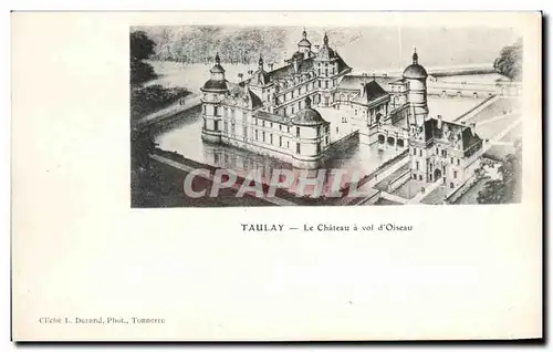 Cartes postales Taulay Le Chateau A Vol D&#39Oiseau