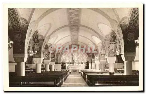 Cartes postales La Basilique De Lisieux La Crypte Vue Generale