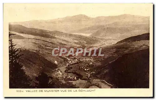 Cartes postales Vallee De Munster Vue De la Schlucht