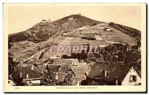 Ansichtskarte AK Ribeauville Et Les Trois Chateaux