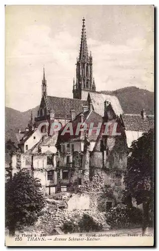 Cartes postales Thann Avenue Scheurer Kestner