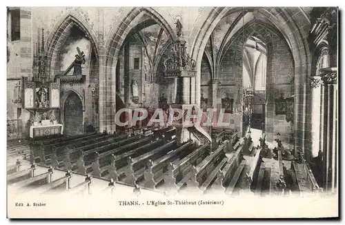 Cartes postales Thann L'Eglise St Thiebaui Interieur