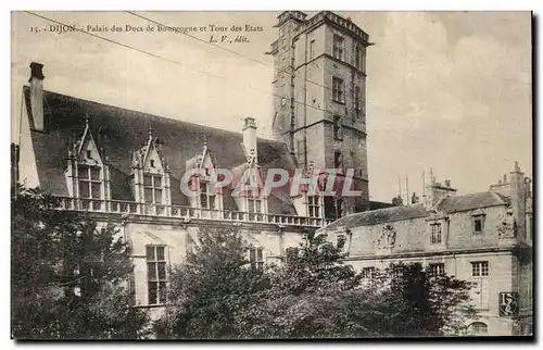 Cartes postales Dijon Palais des Ducs de Bourgogne et Tour des Etats